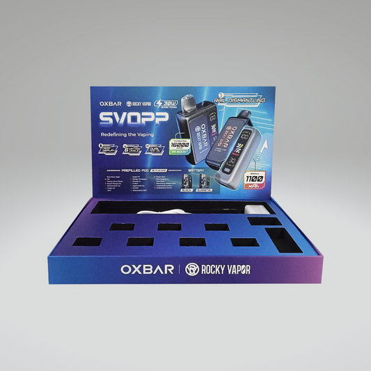 Marketing - Svopp - Tester Stand Black