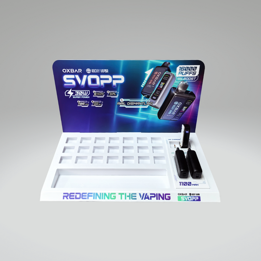 Marketing - Svopp - Tester Stand White