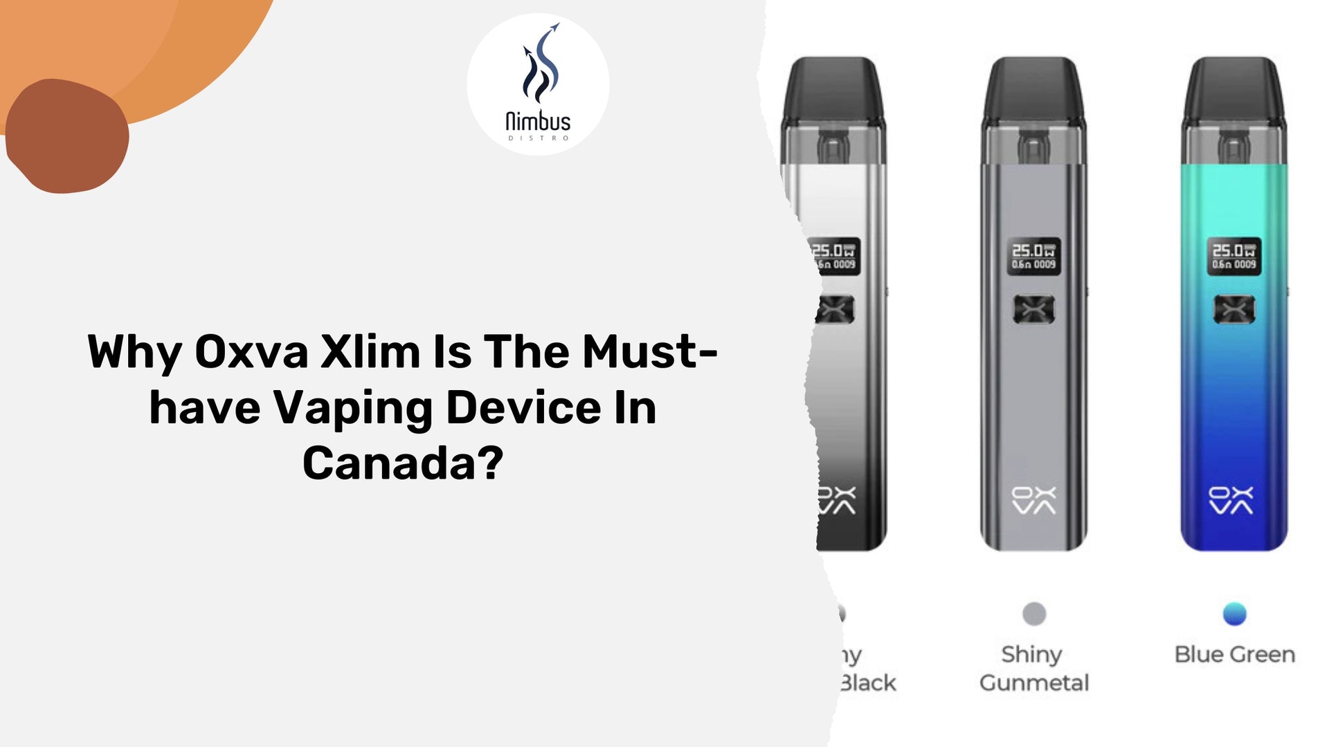 elfbar elfa master akku Why Oxva Xlim is the Must-Have Vaping Device in Canada? – Nimbus Distro