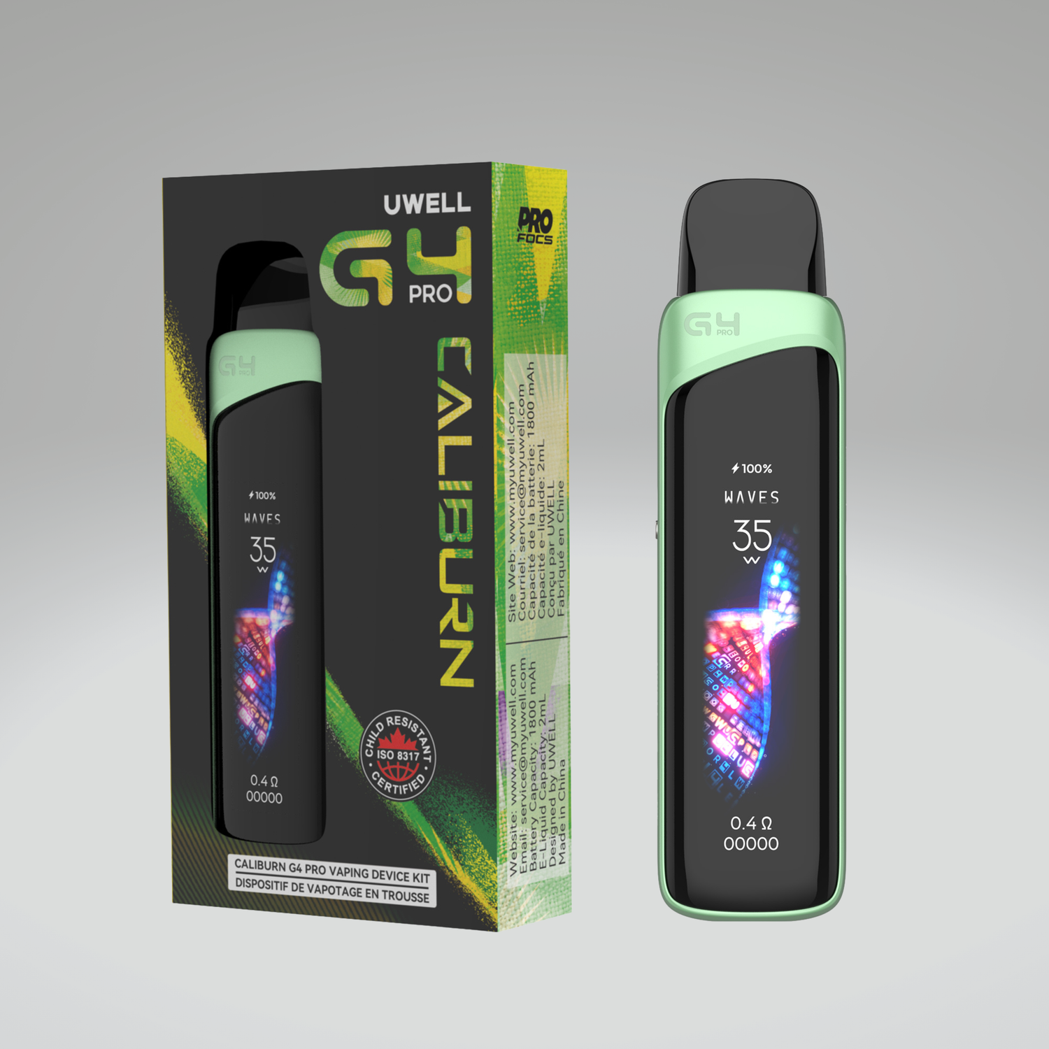 UWELL CALIBURN G4 PRO POD KIT [CRC]