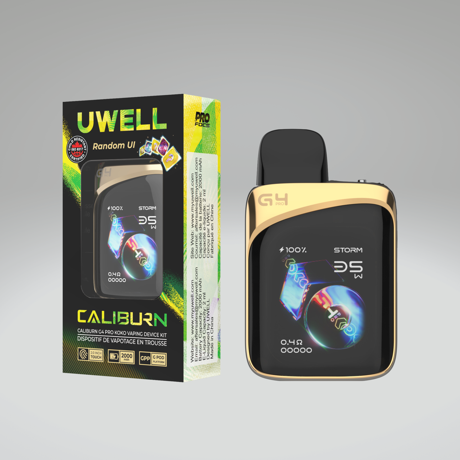 UWELL CALIBURN G4 PRO KOKO POD KIT [CRC]