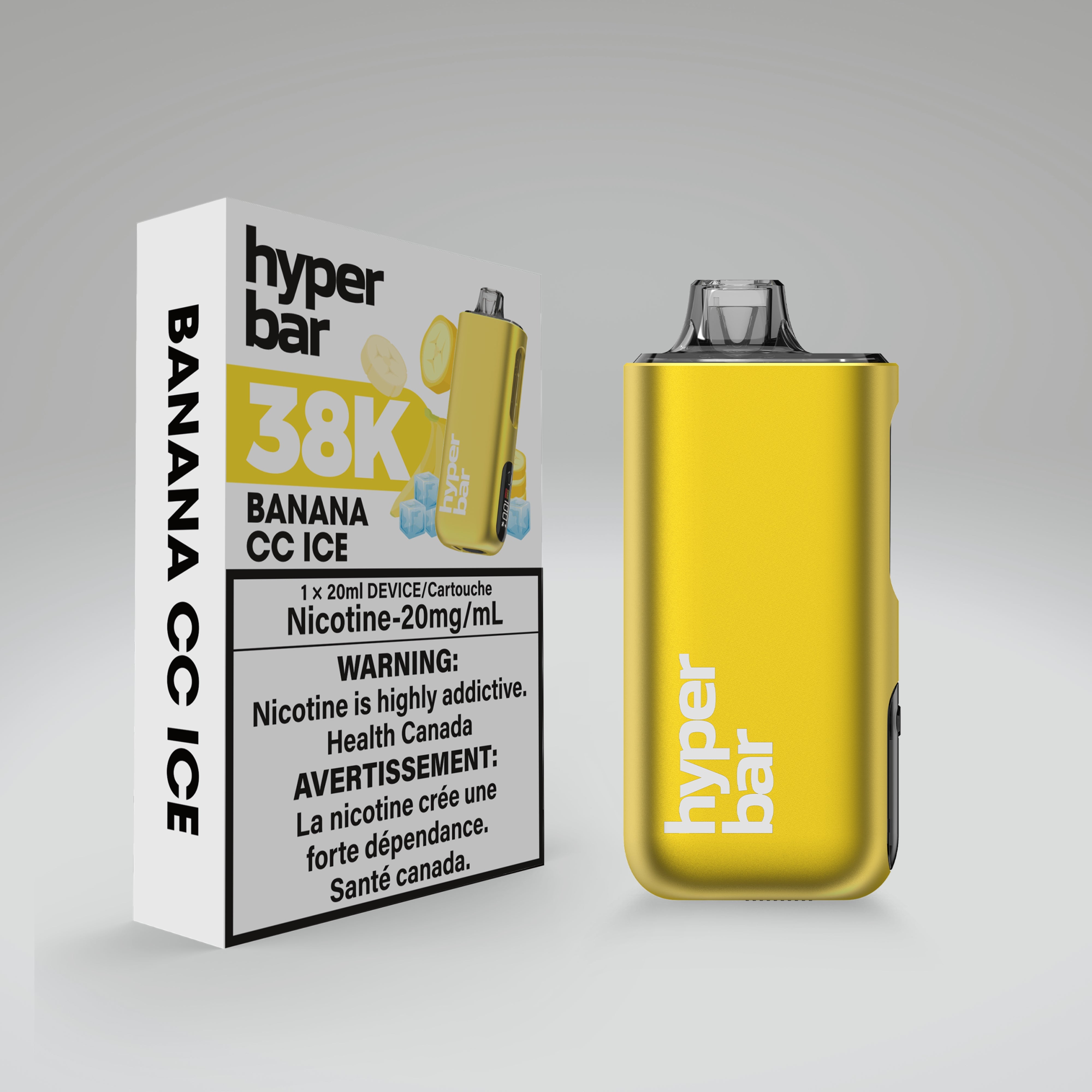 Hyperbar BE38000 | High-Capacity Disposable Vapes Canada [Federal ...