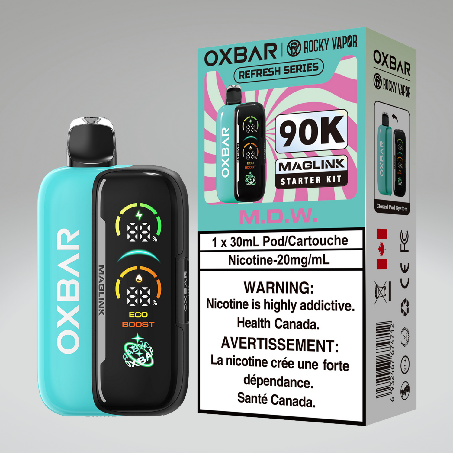 Rocky Vapor Oxbar Maglink (4pc/Carton) [Ontario] {Starter Kit}