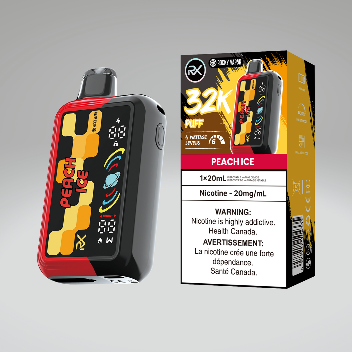 Rocky Vapor RX 32K (4pc/Carton) [Alberta]