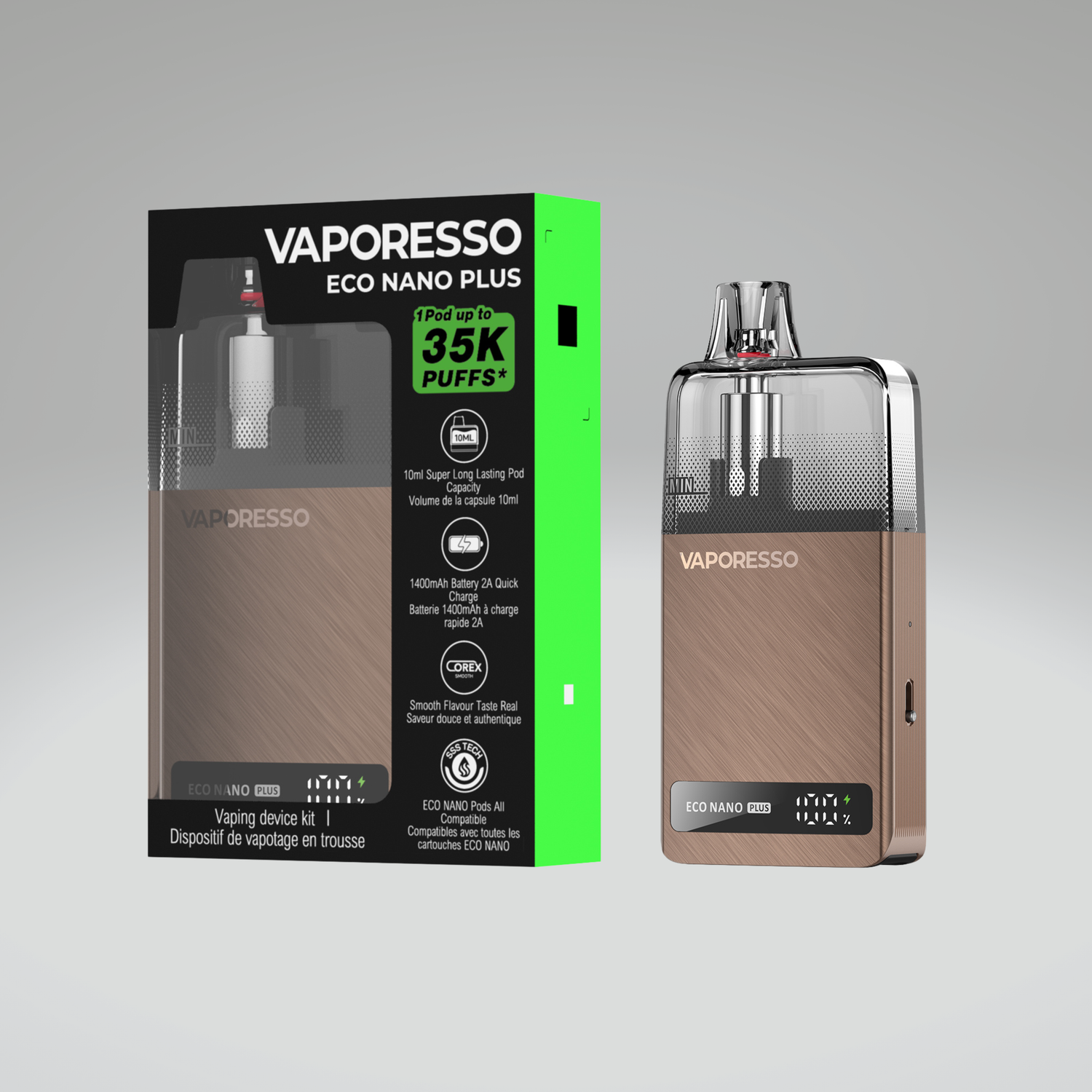 VAPORESSO ECO NANO PLUS POD KIT [CRC]