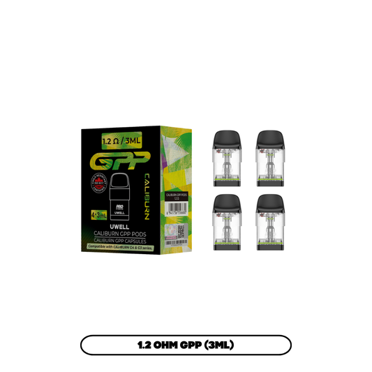 UWELL CALIBURN GPP 1.2 OHM REPLACEMENT POD 3ML (4 PACK) [CRC]