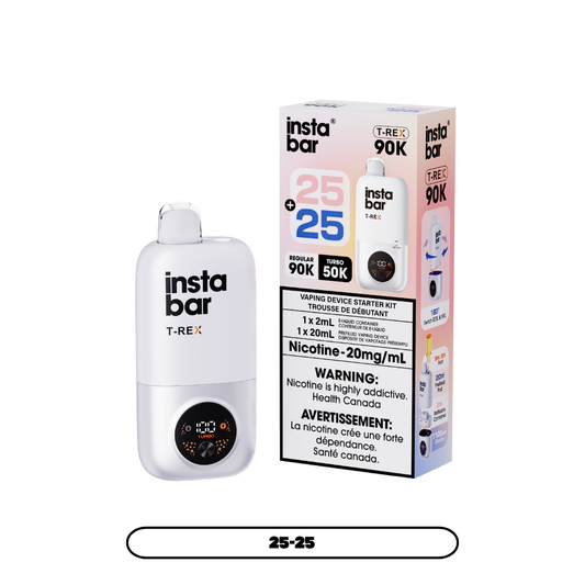 Insta Bar TRex 90K - 25+25 (4pc/Carton) [QC] {Starter Kit}