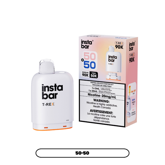 Insta Bar TRex 90K - 50+50 (4pc/Carton) [QC] {Prefilled Pods}
