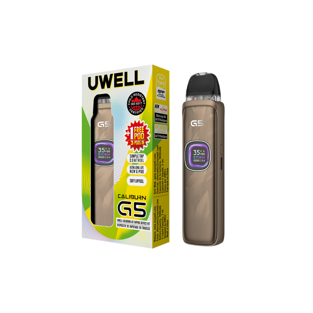 UWELL CALIBURN G5 POD KIT [CRC] - AMBER GOLD