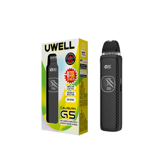 UWELL CALIBURN G5 POD KIT [CRC] - BLACK CARBON