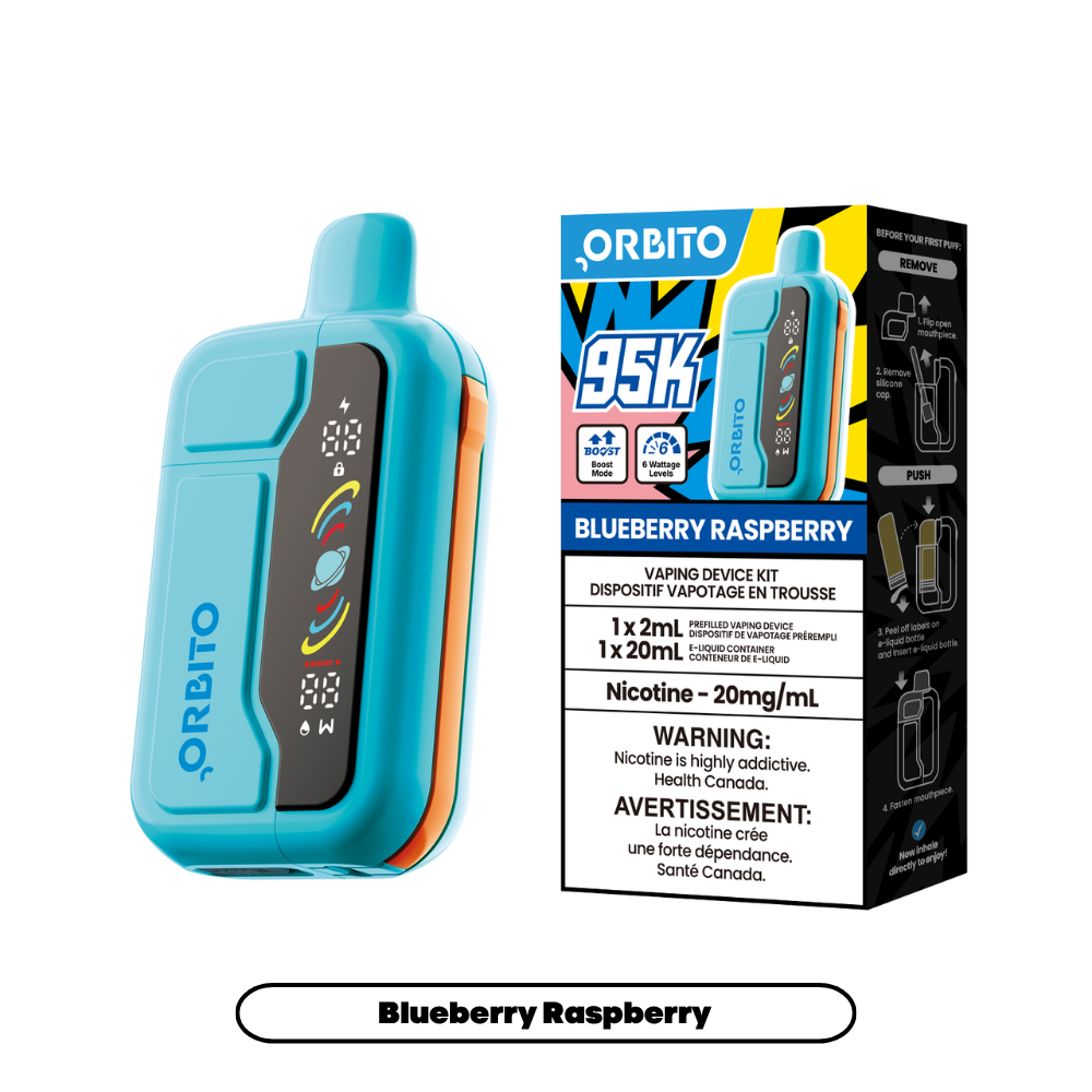 Orbito Sync 95K (2+20mL) - Blueberry Raspberry (5pc/Carton) [Federal]