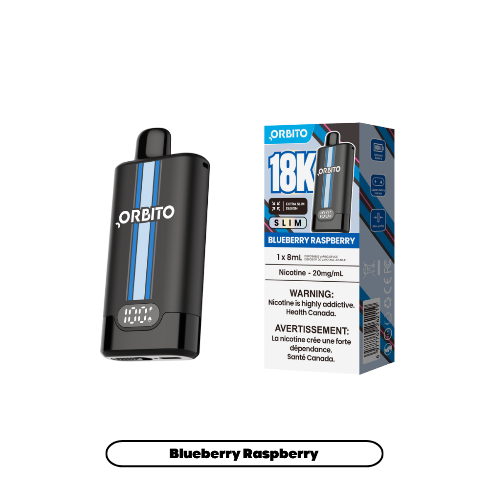 Orbito Slim 18K - Blueberry Raspberry (4pc/Carton) [Ontario]