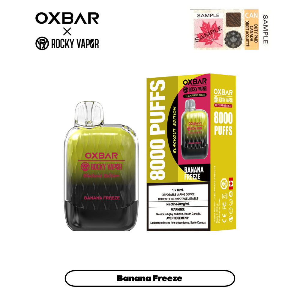 Rocky Vapor OXBAR G-8000 - Banana Freeze