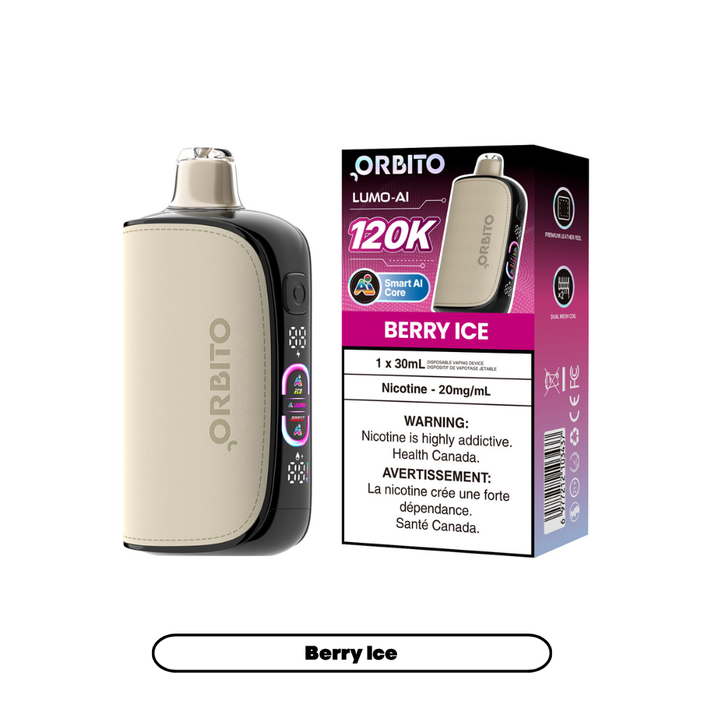 Orbito Lumo AI 120K (20mg) - Berry lce (4pc/Carton) [Alberta]