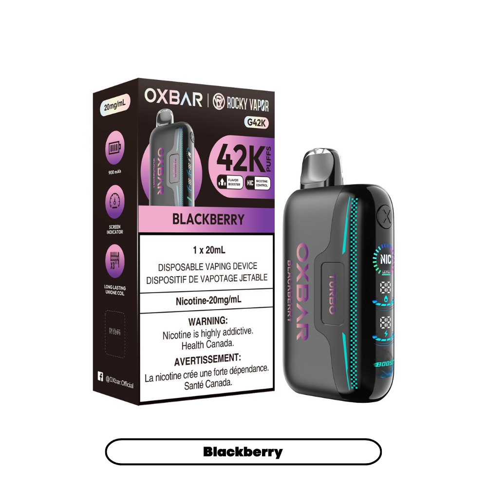Rocky Vapor Oxbar G42K - Blackberry (4pc/Carton) [Manitoba]
