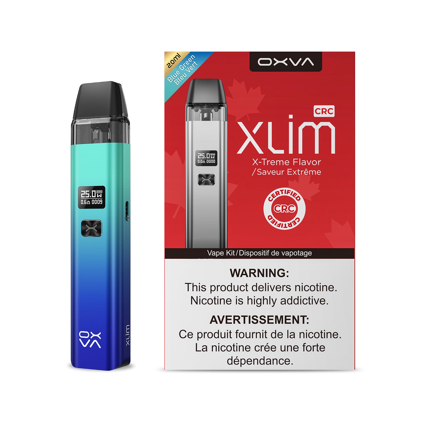 OXVA XLIM POD KIT [CRC] - Blue Green