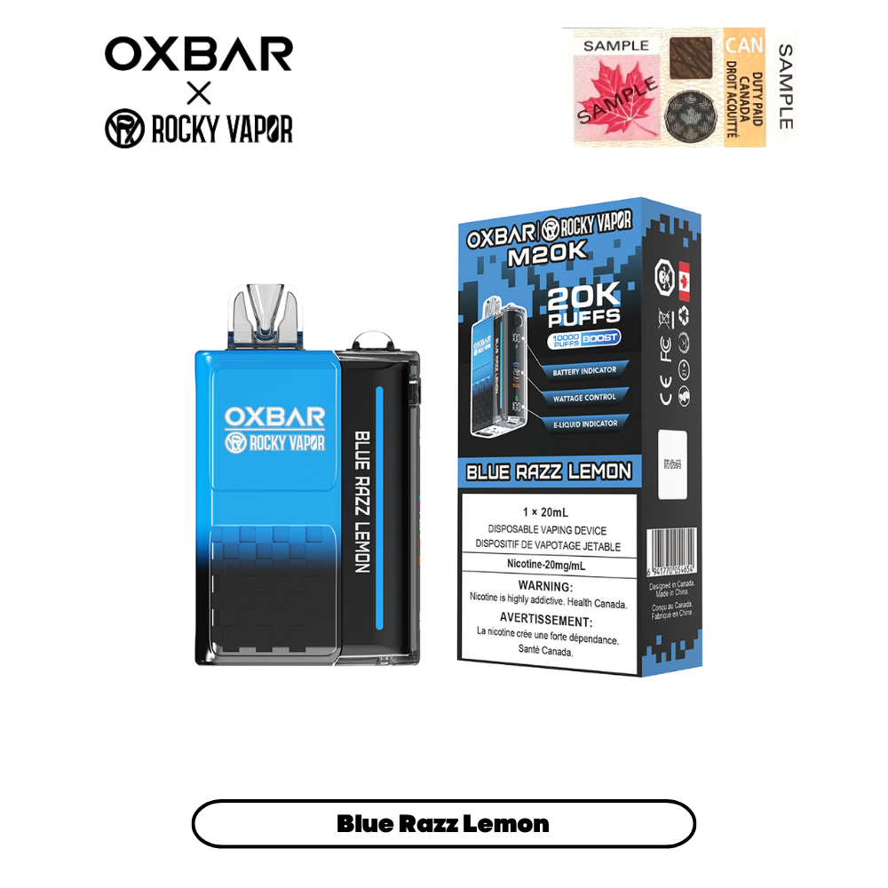 Rocky Vapor Oxbar M20K - Blue Razz Lemon