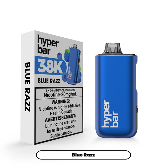 Hyperbar BE38000 - Blue Razz (5pc/Carton) [Ontario]