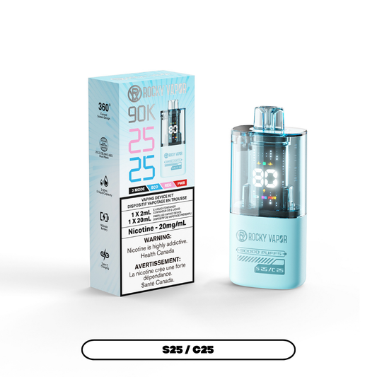 Rocky Vapor 90K - Blue - S25 / C25 (4pc/Carton) [QC]