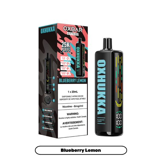 Oxbar Oxhukka- Blueberry Lemon (4pc/Carton) [Federal]