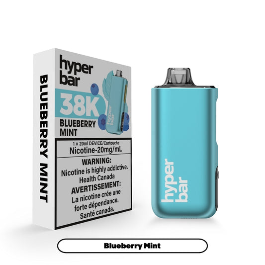 Hyperbar BE38000 - Blueberry Mint (5pc/Carton) [Federal]