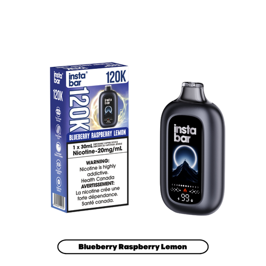Insta Bar 120K - Blueberry Raspberry Lemon (4pc/Carton) [Manitoba]