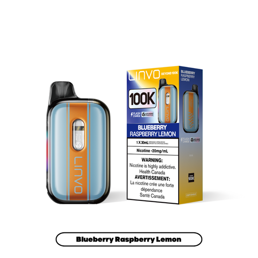 Linvo Beyond 100K - Blueberry Raspberry Lemon (4pc/Carton) [Alberta]