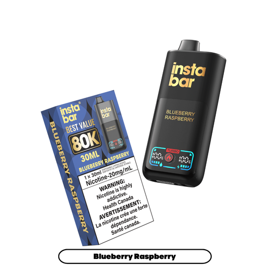 Insta Bar 80K - Blueberry Raspberry (4pc/Carton) [Ontario]