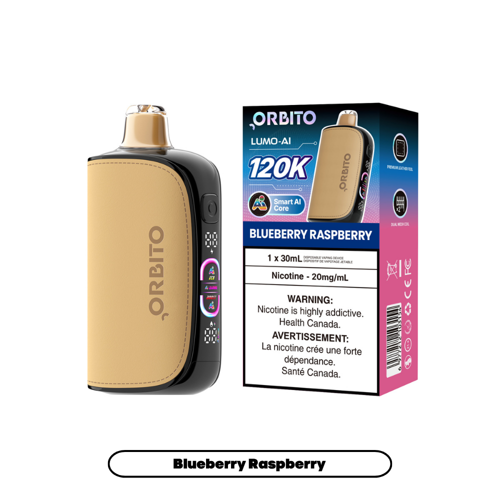 Orbito Lumo AI 120K (20mg) - Blueberry Raspberry (4pc/Carton) [Federal]