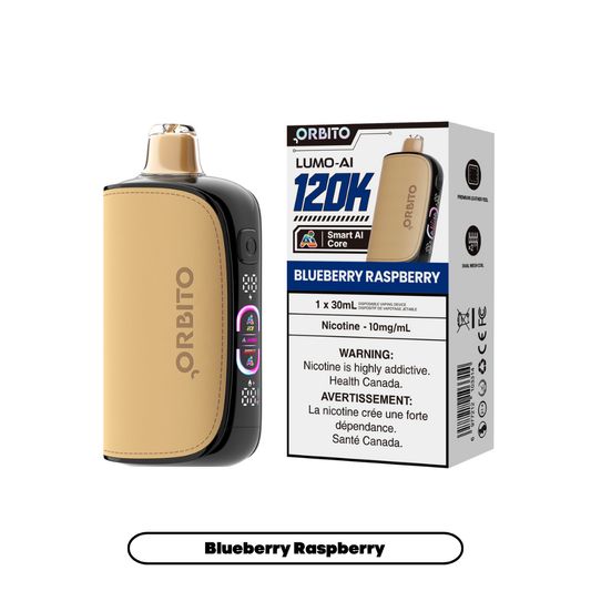 Orbito Lumo AI 120K (10mg) - Blueberry Raspberry (4pc/Carton) [Alberta]