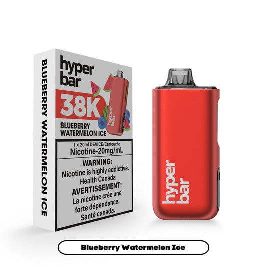 Hyperbar BE38000 - Blueberry Watermelon Ice (5pc/Carton) [Ontario]