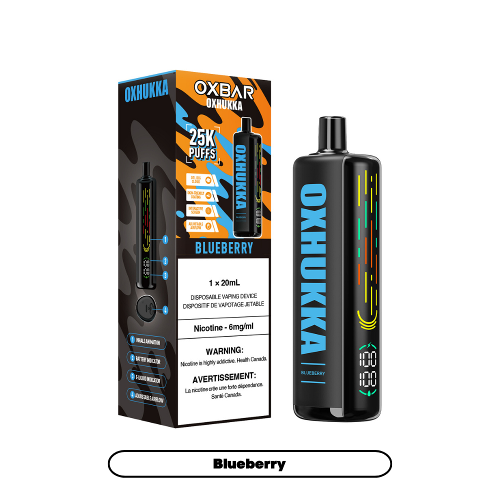 Oxbar Oxhukka- Blueberry (4pc/Carton) [Alberta]