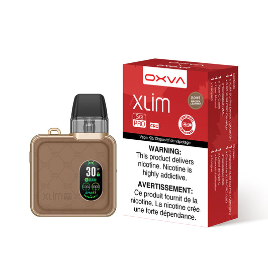 OXVA XLIM SQ PRO POD KIT [CRC] - Brown Leather