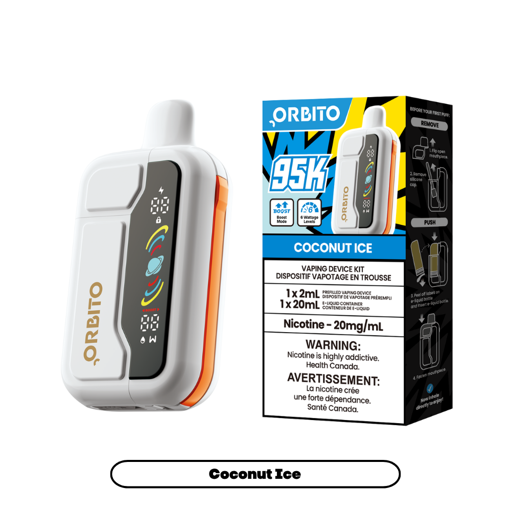 Orbito Sync 95K (2+20mL) - Coconut Ice (5pc/Carton) [Federal]