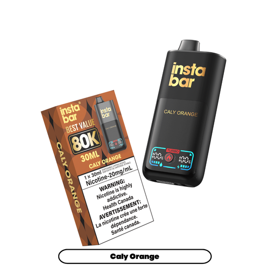Insta Bar 80K - Caly Orange (4pc/Carton) [Ontario]
