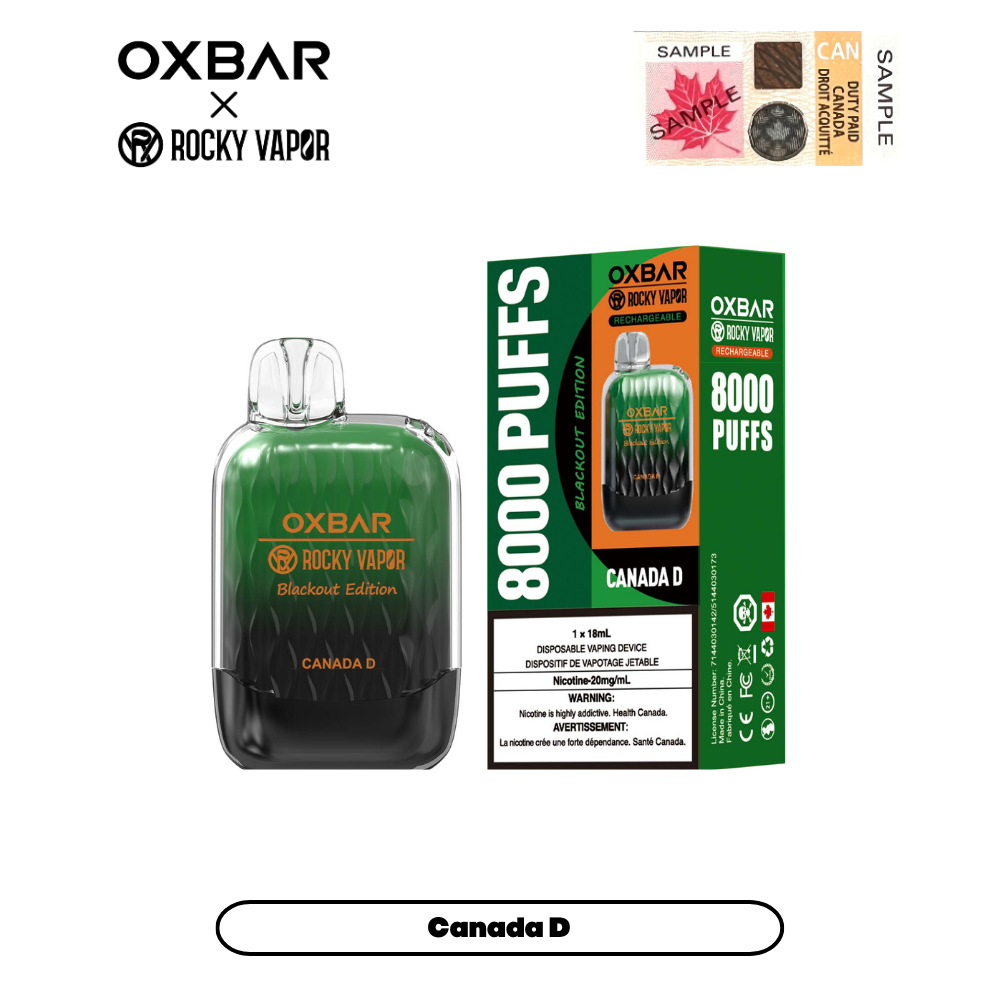 Buy Wholesale Rocky Vapor OXBAR G8000 Disposable Vape