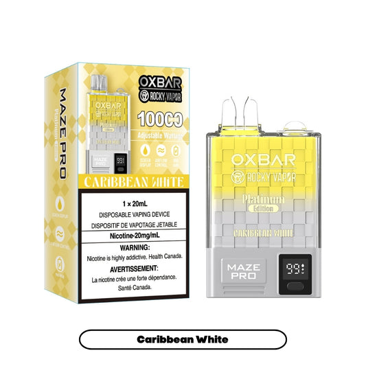 Rocky Vapor Oxbar Maze Pro - Caribbean White (5pc/Carton) [Federal]