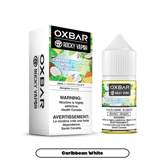 Rocky Vapor Oxbar E-liquids - Caribbean White [Federal]