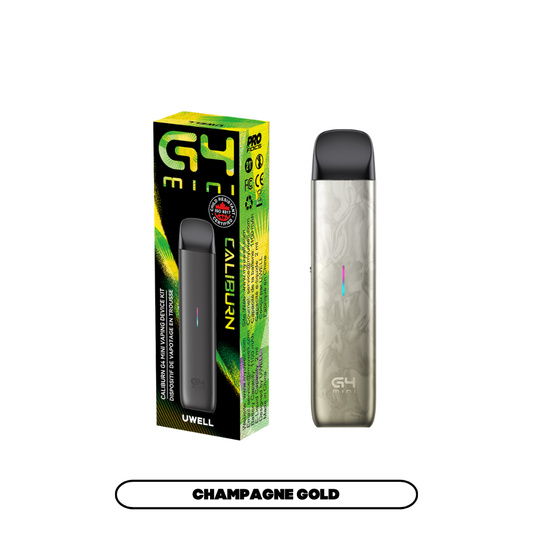 UWELL CALIBURN G4 MINI POD KIT [CRC] - CHAMPAGNE GOLD