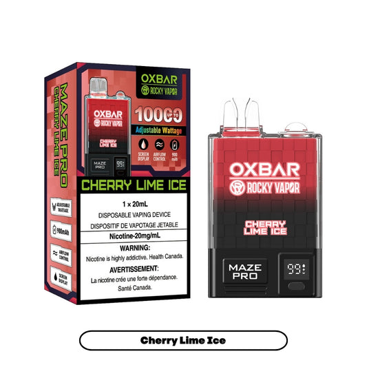 Rocky Vapor Oxbar Maze Pro - Cherry Lime Ice (5pc/Carton) [Federal]