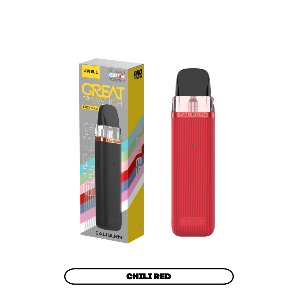 UWELL CALIBURN G3 LITE POD KIT [CRC] - CHILI RED