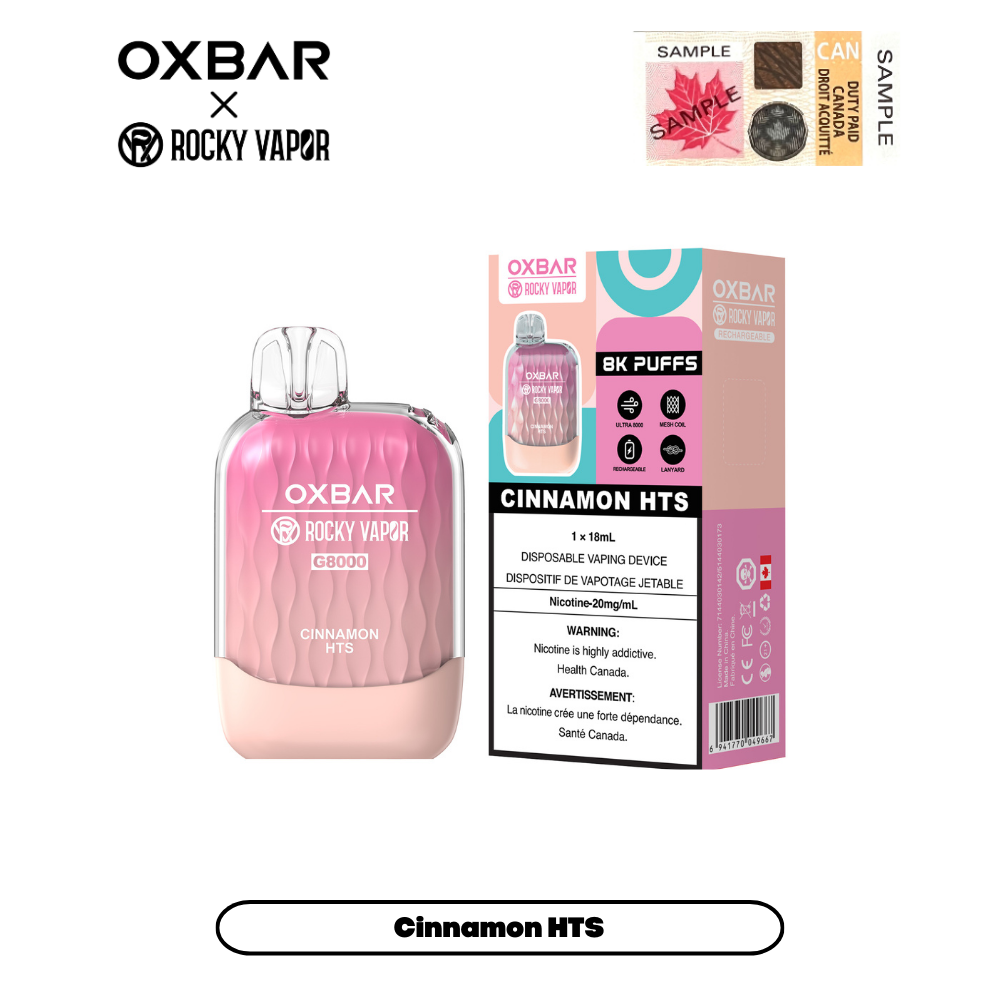 Buy Wholesale Rocky Vapor OXBAR G8000 Disposable Vape