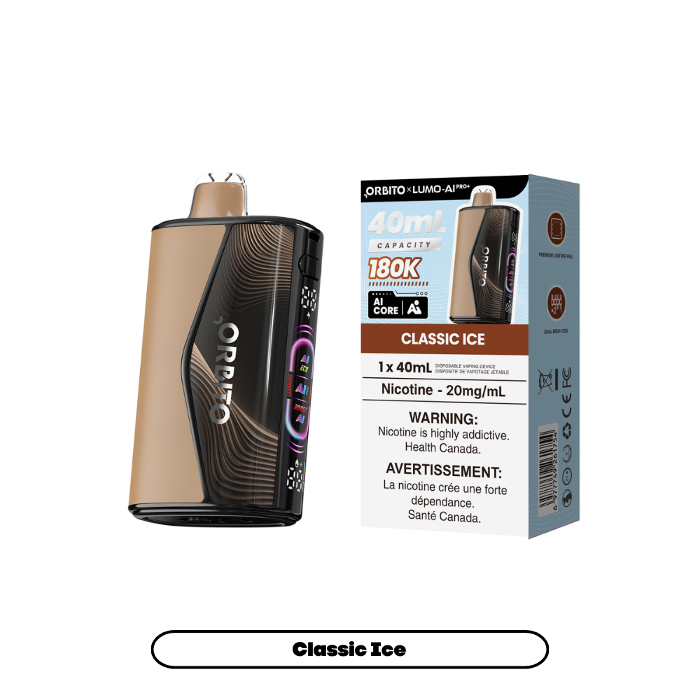 Orbito Lumo AI Pro+ 180K (20mg) - Classic Ice (4pc/Carton) [Alberta]