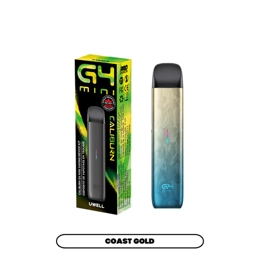 UWELL CALIBURN G4 MINI POD KIT [CRC] - COAST GOLD