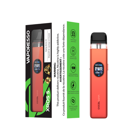 VAPORESSO XROS 5 POD KIT [CRC] - CORAL RED