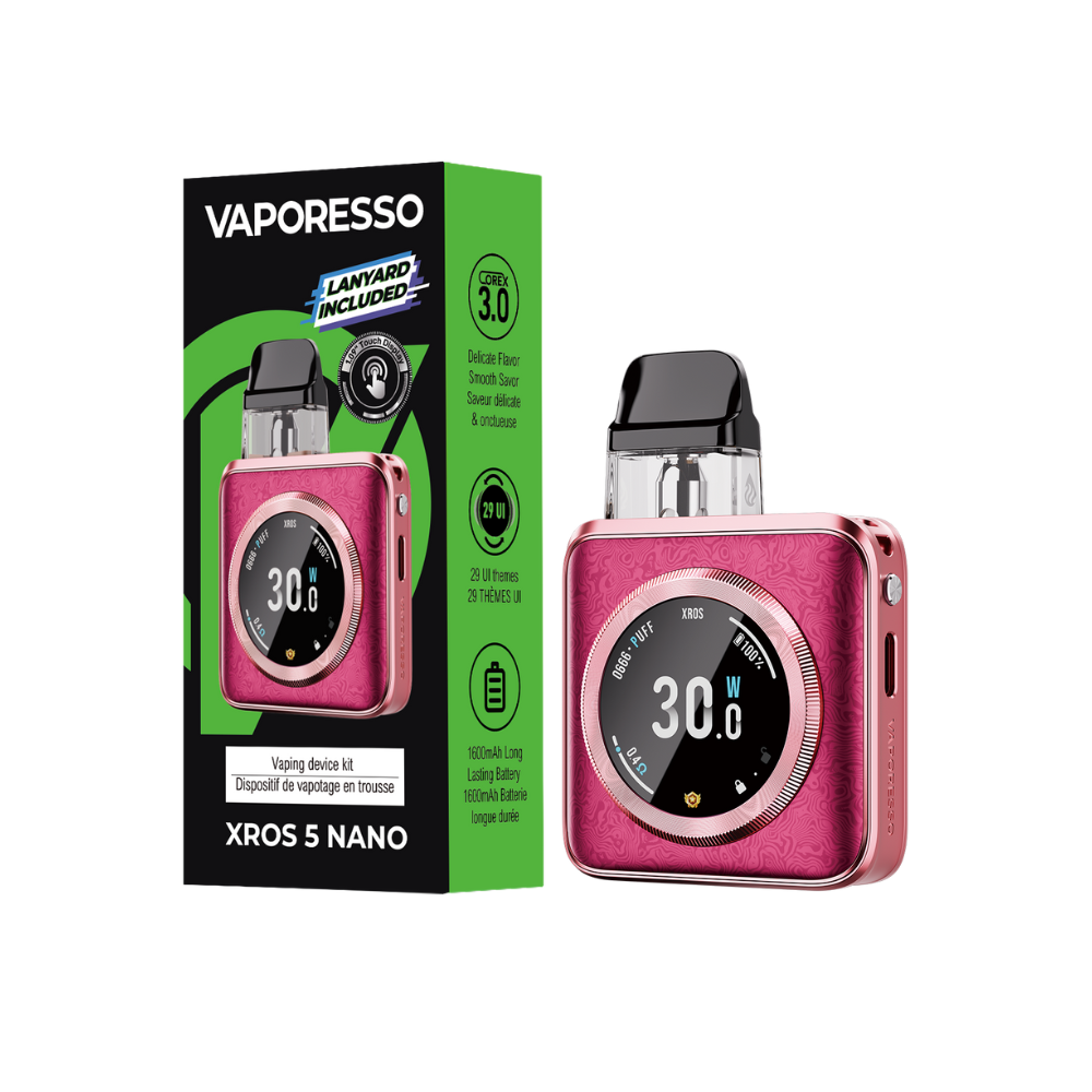 VAPORESSO XROS 5 NANO POD KIT [CRC] - DAMASCUS PINK