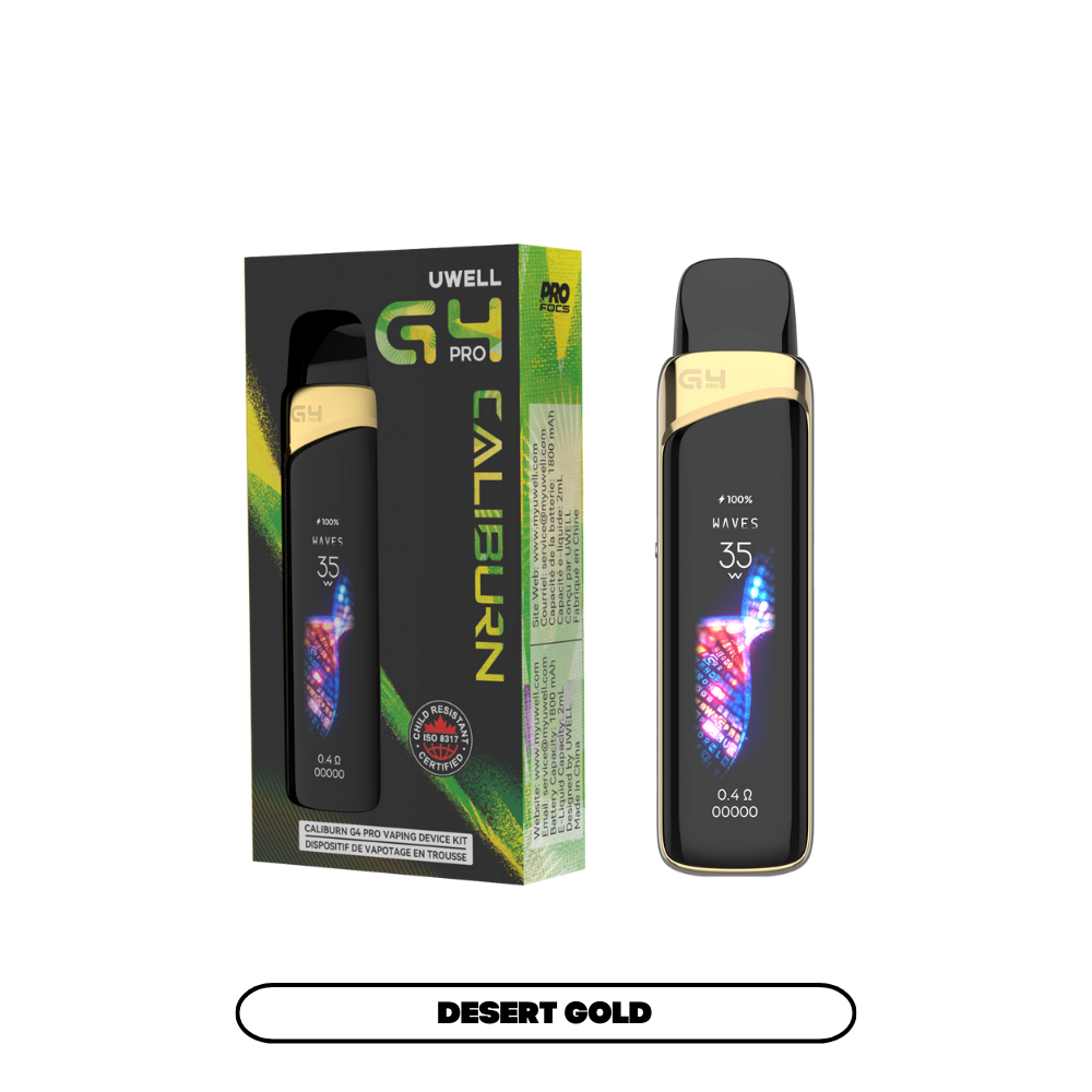 UWELL CALIBURN G4 PRO POD KIT [CRC] - DESERT GOLD