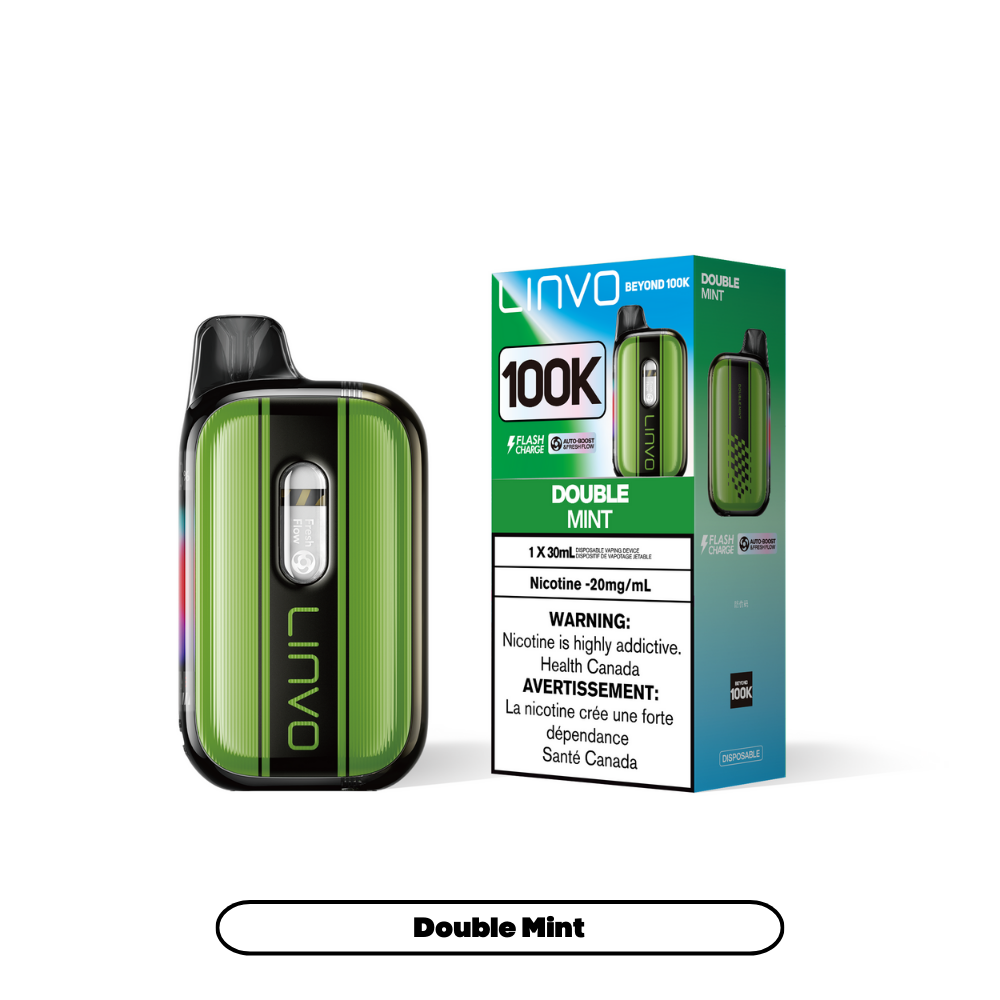 Linvo Beyond 100K - Double Mint (4pc/Carton) [Alberta]