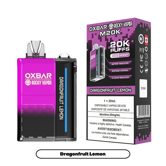 Rocky Vapor Oxbar M20K - Dragonfruit Lemon (5pc/Carton) [Federal]