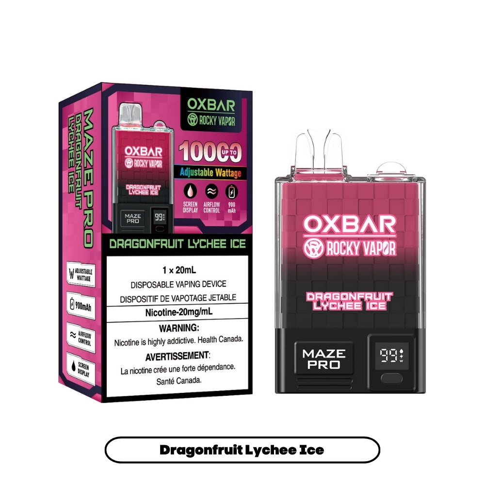 Rocky Vapor Oxbar Maze Pro - Dragon Fruit Lychee Ice (5pc/Carton) [Federal]